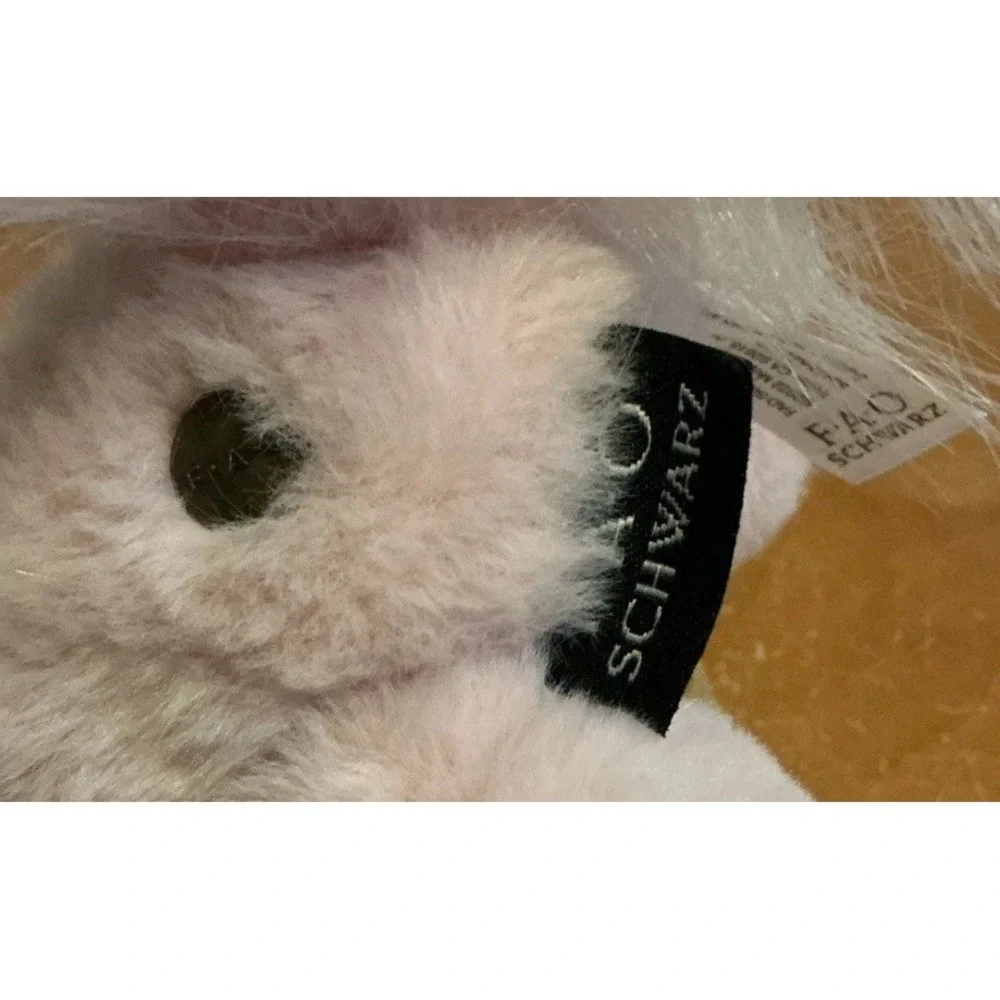 2022‎ FAO Schwarz Pink Unicorn Gold Glitter Soft Plush Stuffed Animal Toy 9